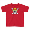 one piece skull Toddler T-shirt