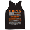 Scorpios Difficult Ones To Understand Zodiac Tank Top