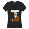 your mom freud Women's V-Neck T-Shirt