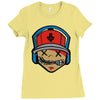 music boy Ladies Fitted T-Shirt