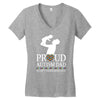 proud Autism dad Women's V-Neck T-Shirt