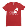 old school Ladies Fitted T-Shirt