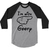 i'm with goofy t shirt mickey mouse t shirt disney shirt walt disney t 3/4 Sleeve Shirt