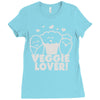 vegetarian Ladies Fitted T-Shirt