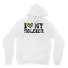 i love my soldier regular camouflage Unisex Hoodie