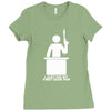 i just did my first desk pop Ladies Fitted T-Shirt