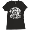 shredder's gym Ladies Fitted T-Shirt