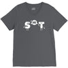 s hi t funny geek reading books type V-Neck Tee