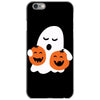 pumpkin with boo iPhone 6/6s Case