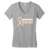 Survivor Rock Women's V-Neck T-Shirt