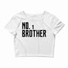 number one brother Crop Top
