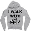 i walk with wasd Zipper Hoodie