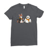 the owl and the weasel Ladies Fitted T-Shirt