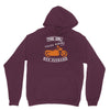 riding with husband Hoodie