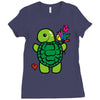 love turtle Ladies Fitted T-Shirt