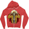 hip hop and rose Zipper Hoodie