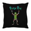 pickle rick Throw Pillow