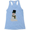 christmas snowman Racerback Tank