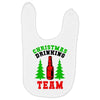 christmas drinking team Baby Bibs