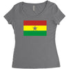 ghana international support your country  sport flag Women's Triblend Scoop T-shirt