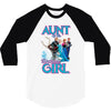 aunt of the birthday girl 3/4 Sleeve Shirt