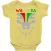 redesignsideas for the flag of wakanda Baby Onesie