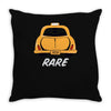 rare Throw Pillow