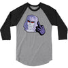 mega flipped off 3/4 Sleeve Shirt