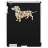 dachshund flower iPad 3 and 4 Case