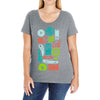 time machines Ladies Curvy T-Shirt