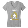 train insaiyan Women's V-Neck T-Shirt