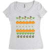 halloween ugly sweater tn featured Women's Triblend Scoop T-shirt