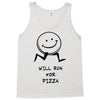 will run for pizza Tank Top