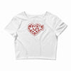 pizza my heart Crop Top