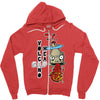volcano head Zipper Hoodie