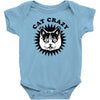 cat crazy Baby Onesie
