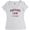harvard law just kidding   funny Women's Triblend Scoop T-shirt