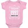 vintage made in 1997 perfectly aged a living legend Baby Bodysuit