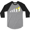 goku evolution 3/4 Sleeve Shirt