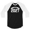 class of 2027 novelty high school elementary 3/4 Sleeve Shirt