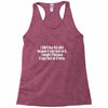 i didnt buy this shirt because it says fuck on it i bought it because Racerback Tank