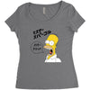 Homer Simpson Women's Triblend Scoop T-shirt