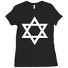 magen david Ladies Fitted T-Shirt
