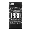vintage made in 1980 perfectly aged a living legend iPhone 7 Case
