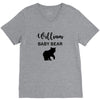 Daddy Bear - Baby Bear Custom Name V-Neck Tee