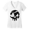 sea of theives skull Black Logo Women's V-Neck T-Shirt