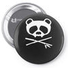 panda vampire skull Pin-back button