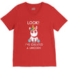 look i've created a unicorn V-Neck Tee