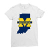 Indiana for Michigan - Limited edition Ladies Fitted T-Shirt