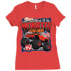 Off Road Monstre Truck Ladies Fitted T-Shirt